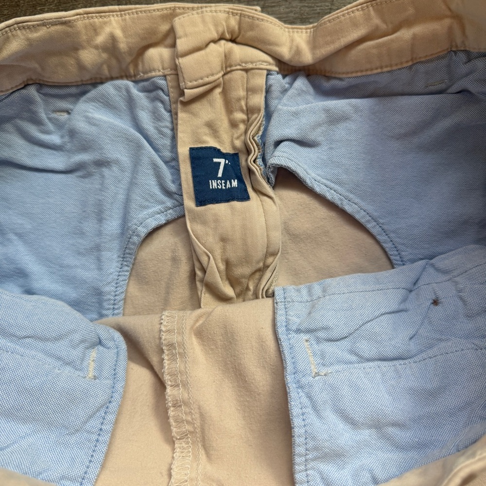 Chubbies Chino Shorts Beige Men's 34 7 Inseam Stretch Golf Preppy - Picture 5 of 8